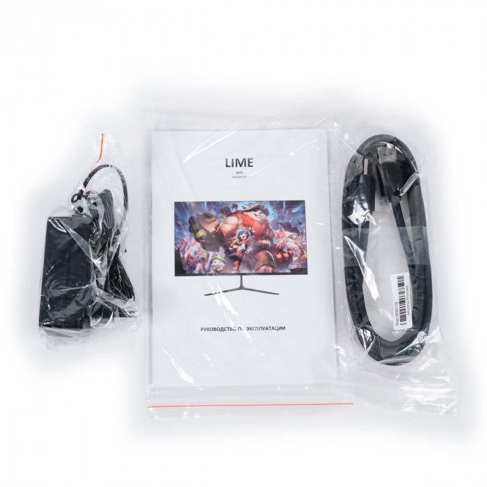 Монитор 27' Lime G270  VA, 2560x1440, 144Hz, 1ms, 250сd/m, 3000:1,  | 2xHDMI(1.4), DP(1.2) | ExPSU, Speakers, Vesa 100, Black