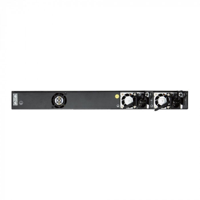Коммутатор Edge-corE 4610-30P-O-AC-F Edge-corE AS4610-30P, 24-Port GE RJ45 port PoE+, last 8 ports Ultra-PoE, 960W PoE Bugdet, 4x10G SFP+, 2 port 20G QSFP+ for stacking, Broadcom Helix 4, Dual-core ARM Cortex A9 1GHz, dual 110-230VAC 600W hot-swappable PS