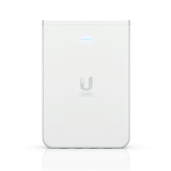 Точка доступа Wi-Fi Ubiquiti UniFi 6 AP In-Wall |U6-IW| Точка доступа 2,4+5 ГГц, Wi-Fi 6, 4х4 MU-MIMO, 5х 1G RJ45