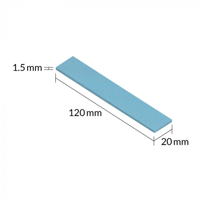 Термопрокладка Arctic Cooling Thermal pad  120x20mm, 1.5mm - 4 Pack TP-3 (ACTPD00057A)