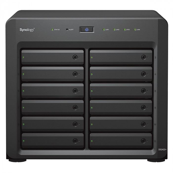 Платформа СХД Synology DS2422+ 12 Bay (Max.24, DX1222) 4xGLAN 4GB (Max.32GB) DDR4 2xUSB
