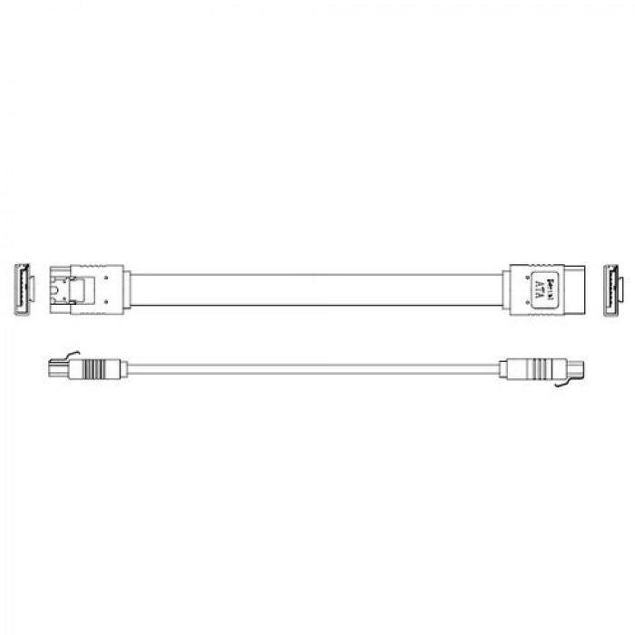 Кабель Advantech 1700018971   M Cable SATA 7P/SATA 7P 15CM 180/180 W/