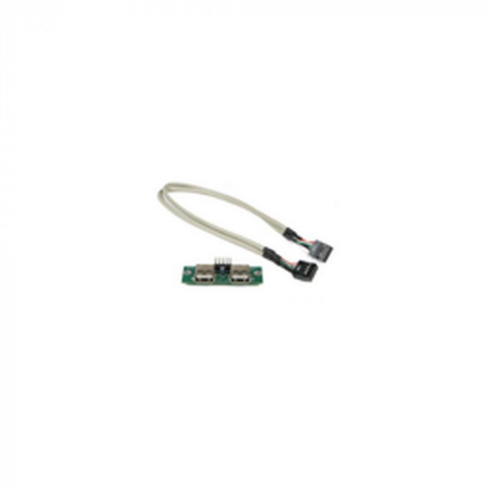 Аксессуары Chenbro 80H02342301A0 AS'Y PCB,USB 3.0 REV.A0,RM42300e07,DUAL PORTS W/CABLE 750MM {60}