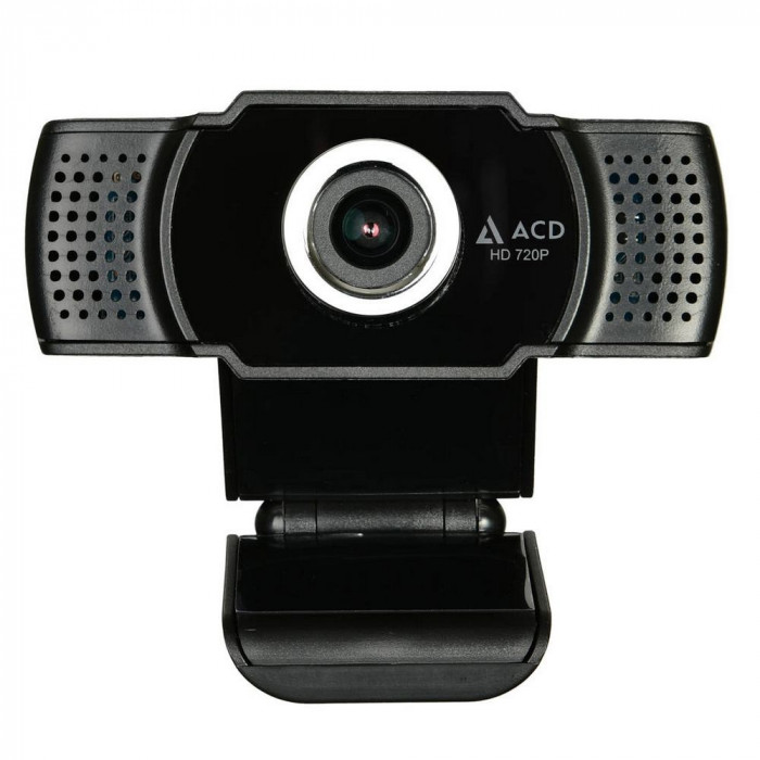 Веб-камера ACD-Vision UC400 CMOS 1.3МПикс, 1280x720p, 30к/с, микрофон встр., кабель USB 2.0 1.5м, шторка объектива, универс. крепление, черный корп. (551769)