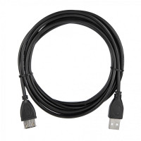 Кабель ACD-U2AAF-30L |ACD-U2AAF-30L| USB 2.0, A male - A feмale, ТТХ: |ACD-U2AAF-30L| (7/0.12BC+PE)*1P+(7/0.12BC+PE)*2C+7/0.12BC+AL+PVC OD4.0, Черный, 3м (742064)