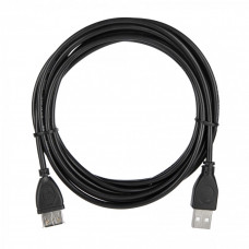 Кабель ACD-U2AAF-30L |ACD-U2AAF-30L| USB 2.0, A male - A feмale, ТТХ: |ACD-U2AAF-30L| (7/0.12BC+PE)*1P+(7/0.12BC+PE)*2C+7/0.12BC+AL+PVC OD4.0, Черный, 3м (742064)