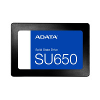 Твердотельный накопитель SSD ADATA  SU650  ASU650SS-256GT-R 256GB 2.5' Client SATA 6Gb/s, 520/450, IOPS 40/75K, MTBF 2M, 3D NAND, DRAM less, 140TBW, 0,5DWPD, RTL {100} (931511)