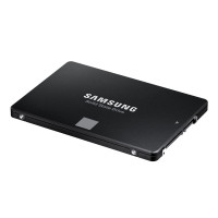 Твердотельный накопитель SSD Samsung 870 EVO MZ-77E250B 250GB 2.5' Client SATA 6Gb/s, 560/530, IOPS 98/88K, MTBF 1.5M, 3D V-NAND TLC, 512MB, 150TBW, 0,33DWPD, RTL (545931) {10}