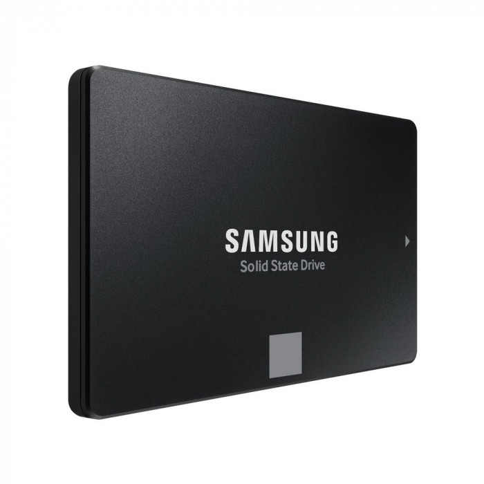 Твердотельный накопитель SSD Samsung 870 EVO MZ-77E250B 250GB 2.5' Client SATA 6Gb/s, 560/530, IOPS 98/88K, MTBF 1.5M, 3D V-NAND TLC, 512MB, 150TBW, 0,33DWPD, RTL (545931) {10}