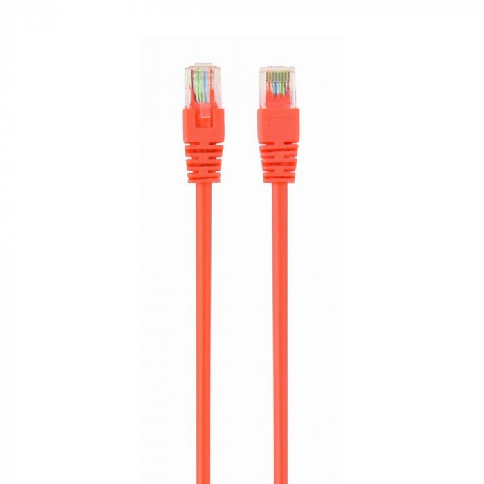 Кабель Cablexpert Патч-корд UTP  PP12-0.5M/O кат.5e, 0.5м, литой, многожильный (оранжевый)