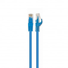 Патч-корд UTP Cablexpert PP6U-0.5M/B кат.6, 0.5м, литой, многожильный (синий)