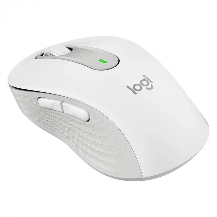 Мышь Logitech Мышь беспроводная Logitech M650 Signature Off White белая, 400-4000 dpi, Bluetooth + 2.4G, 5 кнопок, АА-батарейка, полноразмерная, правый хват