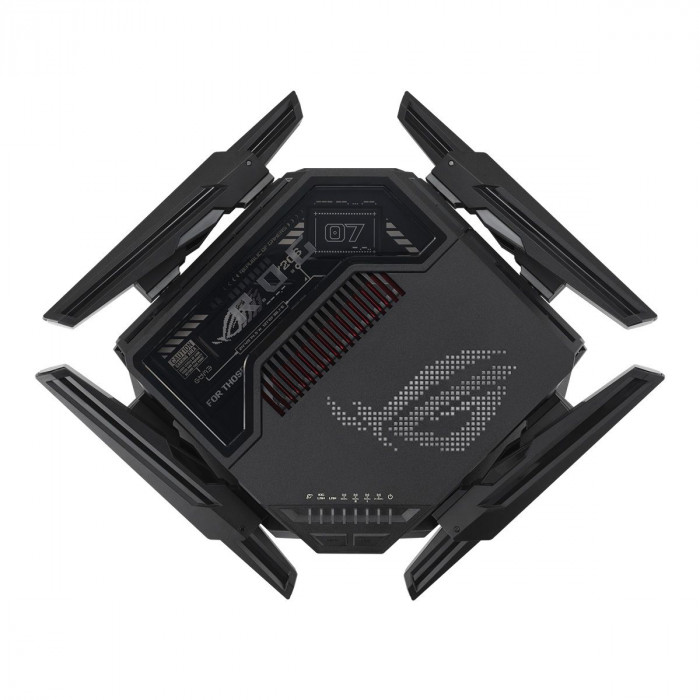 Маршрутизатор ASUS GT-BE98 WiFi 7 2х10G 4х2.5G 1G 2xUSB 11529+5764+5764+1376Mbps 6GHz/5GHz/2.4GHz