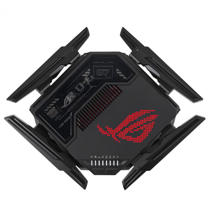 Маршрутизатор ASUS GT-BE98 WiFi 7 2х10G 4х2.5G 1G 2xUSB 11529+5764+5764+1376Mbps 6GHz/5GHz/2.4GHz