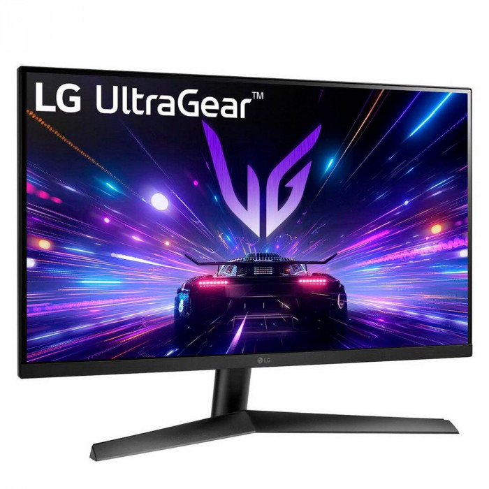 Монитор 27' LG 27GS60F-B  IPS, 1920x1080, 180Hz, 1ms, 300сd/m, 1000:1, HDR10 | HDMI(2.0), DP(1.4) | ExPSU, Vesa 100, Black