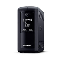 Источник бесперебойного питания ИБП Line-Interactive CyberPower VP700ELCD 700VA/390W USB/RS-232/RJ11/45  (4 EURO)