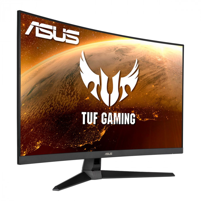 Монитор 31.5' ASUS VG328H1B Curved VA, 1920x1080, 165Hz, 1ms, 250сd/m, 3000:1,  | VGA, HDMI(2.0) | InPSU, Speakers, Vesa 100, Black