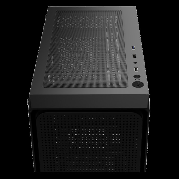Корпус для ПК Case Ocypus Gamma C50 BK mATX / win / black / no PSU / Tempered Glass