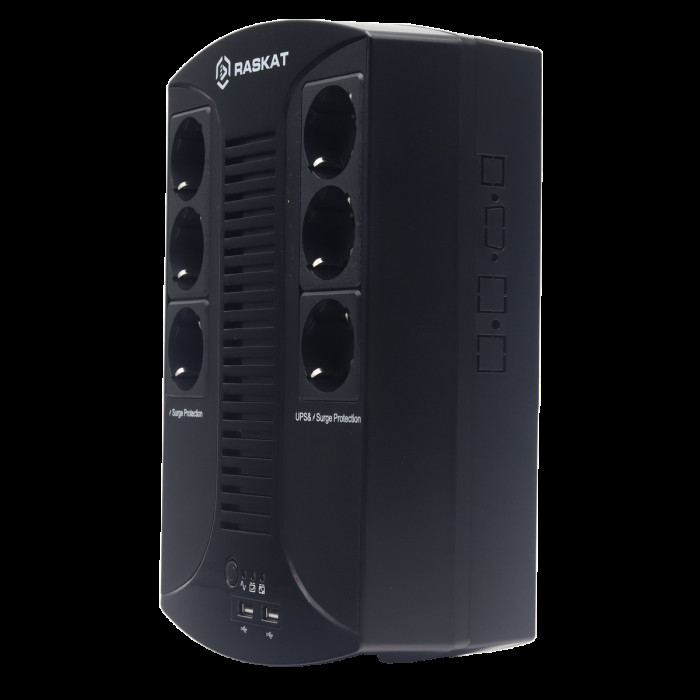 Источник бесперебойного питания  ИБП Raskat VS-650VA 650VA, 390Вт, 6хCEE 7