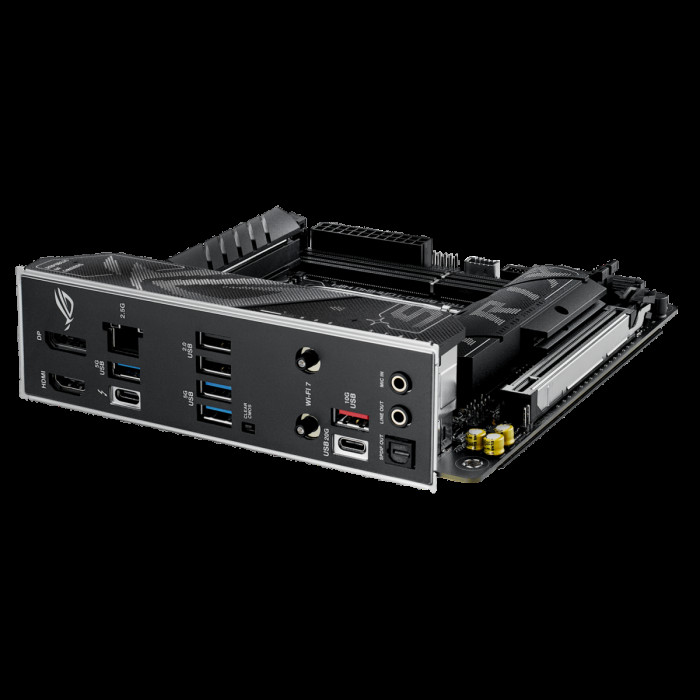 Материнская плата ASUS ROG STRIX B860-I GAMING WIFI LGA1851 mini-ITX 2xDDR5 PCIEx16 2xM.2 Thunderbolt USB-C DP HDMI 2.5GLAN Wi-Fi 7