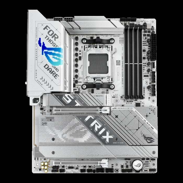 Материнская плата ASUS ROG STRIX X870-A GAMING WIFI AM5 ATX 4xDDR5 2xPCIEx16 4xM.2 3хUSB-C DP HDMI 2.5GLAN Wi-Fi 7