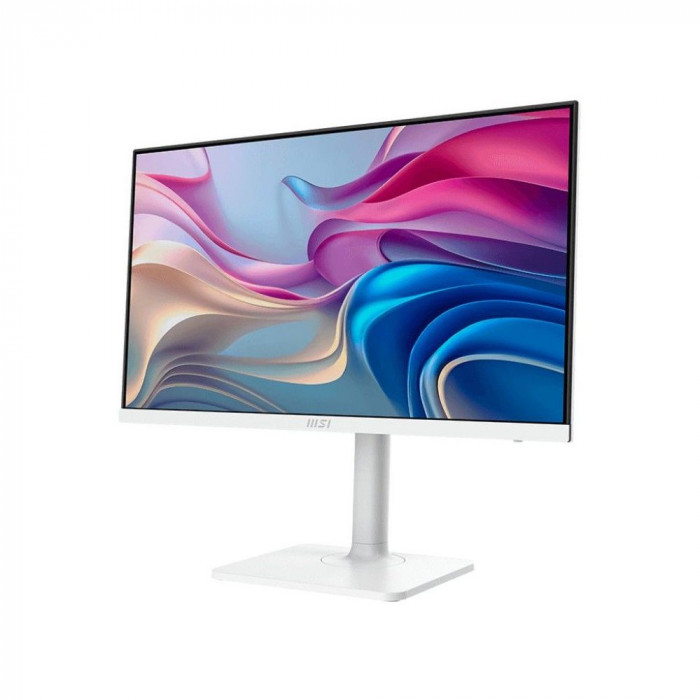 Монитор 27' MSI Modern MD272UPHW  IPS, 3840x2160, 60Hz, 4ms, 400сd/m, 1000:1, HDR10 | HDMI(2.0b), DP(1.4a), Type-C(PD-98W), 3xUSB3.2 | HAS, Pivot, Swivel, InPSU, Speakers, Vesa 75, White