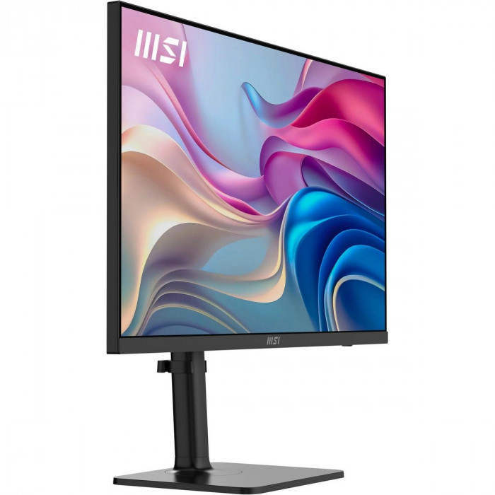 Монитор 27' MSI Modern MD272UPHG  IPS, 3840x2160, 60Hz, 4ms, 400сd/m, 1000:1, HDR10 | 2xHDMI(2.0b), DP(1.4a), Type-C(PD-98W), 3xUSB3.2 | HAS, Pivot, Swivel, InPSU, Speakers, Vesa 75, Black