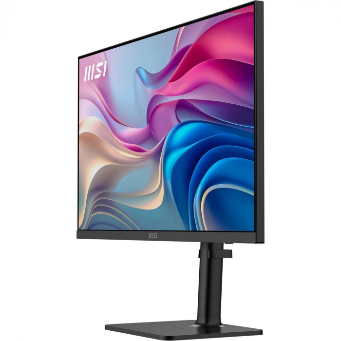 Монитор 27' MSI Modern MD272UPHG  IPS, 3840x2160, 60Hz, 4ms, 400сd/m, 1000:1, HDR10 | 2xHDMI(2.0b), DP(1.4a), Type-C(PD-98W), 3xUSB3.2 | HAS, Pivot, Swivel, InPSU, Speakers, Vesa 75, Black