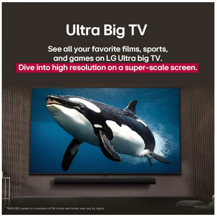 65' Телевизор NANO LED LG 65NANO81A6A.ARUG