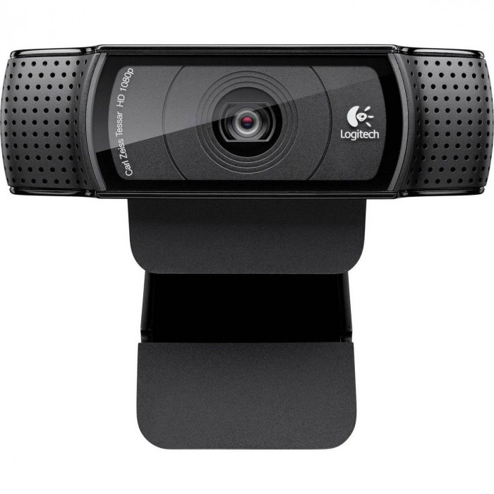 Веб-камера Logitech HD Pro Webcam C920 960-001055/960-000998{ USB 2.0, 1920*1080, 2Mpix foto, Mic, Black}