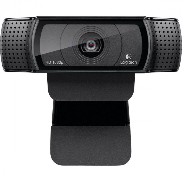 Веб-камера Logitech HD Pro Webcam C920 960-001055/960-000998{ USB 2.0, 1920*1080, 2Mpix foto, Mic, Black}
