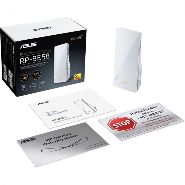 Маршрутизатор ASUS RP-BE58 WiFi 7 2882+688 Mbps 5GHz/2.4GHz