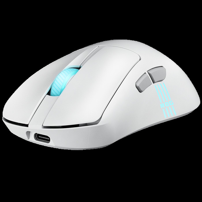 Мышь ASUS P722 ROG KERIS II ORIGIN/WHT 65g 42,000DPI Bluetooth 5.1 2.4GHz 7buttons