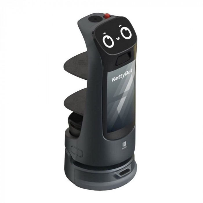 Сервисный робот-доставщик PuduRobotics модели KettyBot Pro (цвет: черный)