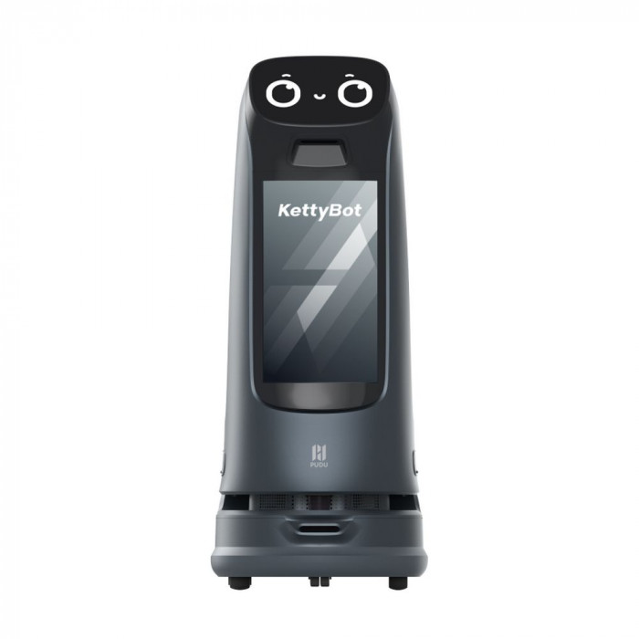 Сервисный робот-доставщик PuduRobotics модели KettyBot Pro (цвет: черный)