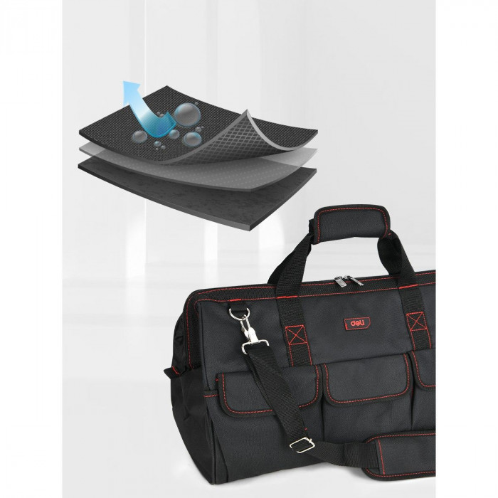 Сумка для инструментов Deli DL430904 'Black Edition'