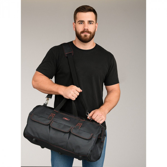 Сумка для инструментов Deli DL430904 'Black Edition'