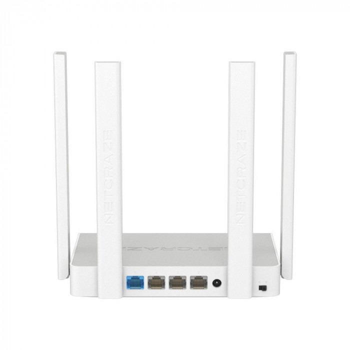 Маршрутизатор (Keenetic) Netcraze Speedster (NC-3013) Гигабитный интернет-центр с Mesh Wi-Fi 5 AC1200, 4-портовым Smart-коммутатором и переключателем режима роутер/ретранслятор