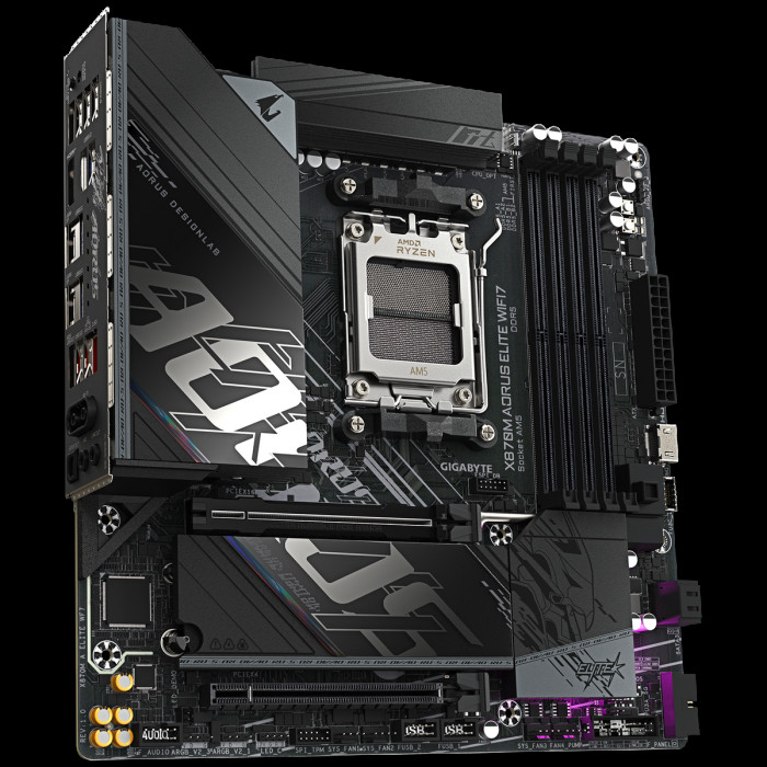 Материнская плата Gigabyte X870M AORUS ELITE WIFI7, RTL