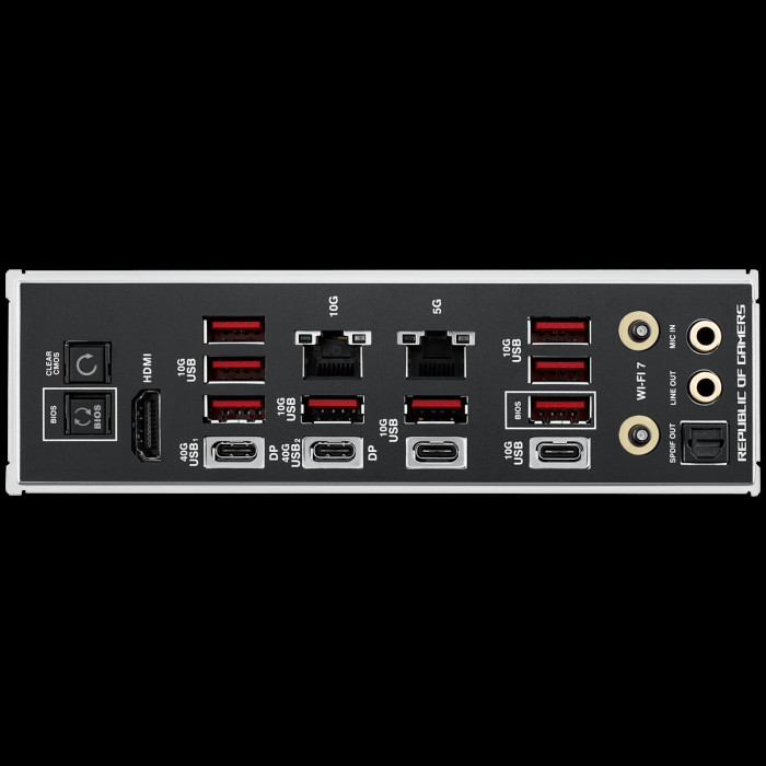 Материнская плата ASUS ROG CROSSHAIR X870E EXTREME AM5 E-ATX 4xDDR5 2xPCIEx16 5xM.2 4xUSB-C HDMI 5GLAN 10GLAN Wi-Fi 7