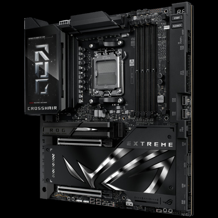 Материнская плата ASUS ROG CROSSHAIR X870E EXTREME AM5 E-ATX 4xDDR5 2xPCIEx16 5xM.2 4xUSB-C HDMI 5GLAN 10GLAN Wi-Fi 7