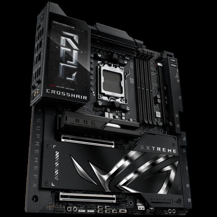 Материнская плата ASUS ROG CROSSHAIR X870E EXTREME AM5 E-ATX 4xDDR5 2xPCIEx16 5xM.2 4xUSB-C HDMI 5GLAN 10GLAN Wi-Fi 7