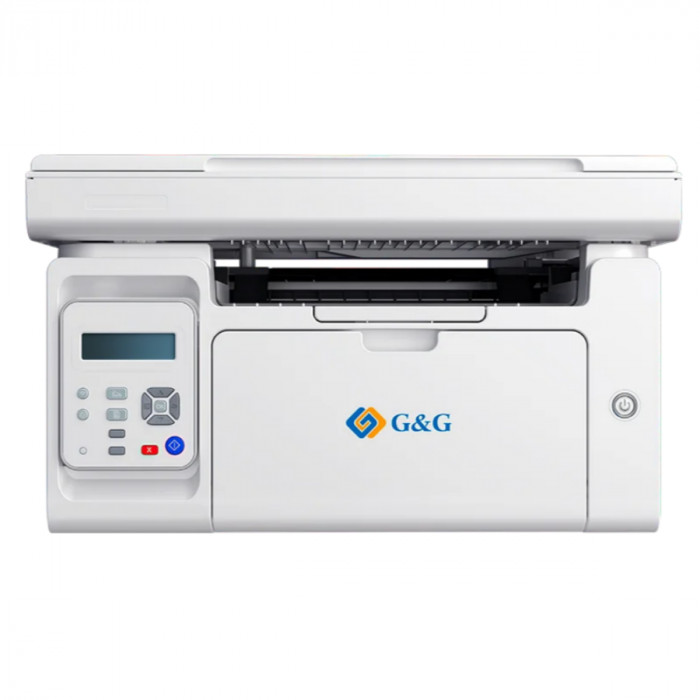 МФУ G&G M2022NW A4, лазерное, черно-белое, 22стр/мин, 1200x1200dpi, 800МГц, 256Мб, WiFi/USB/Ethernet, 1600стр/картридж, белый корпус (аналог Pantum M6506NW, картридж GT202T)(M2022NW)
