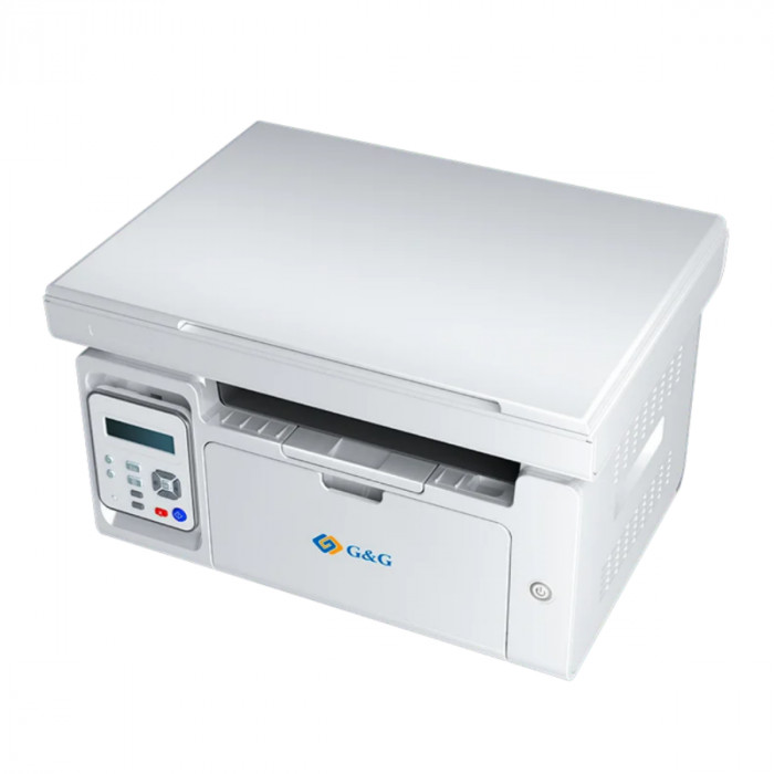 МФУ G&G M2022NW A4, лазерное, черно-белое, 22стр/мин, 1200x1200dpi, 800МГц, 256Мб, WiFi/USB/Ethernet, 1600стр/картридж, белый корпус (аналог Pantum M6506NW, картридж GT202T)(M2022NW)