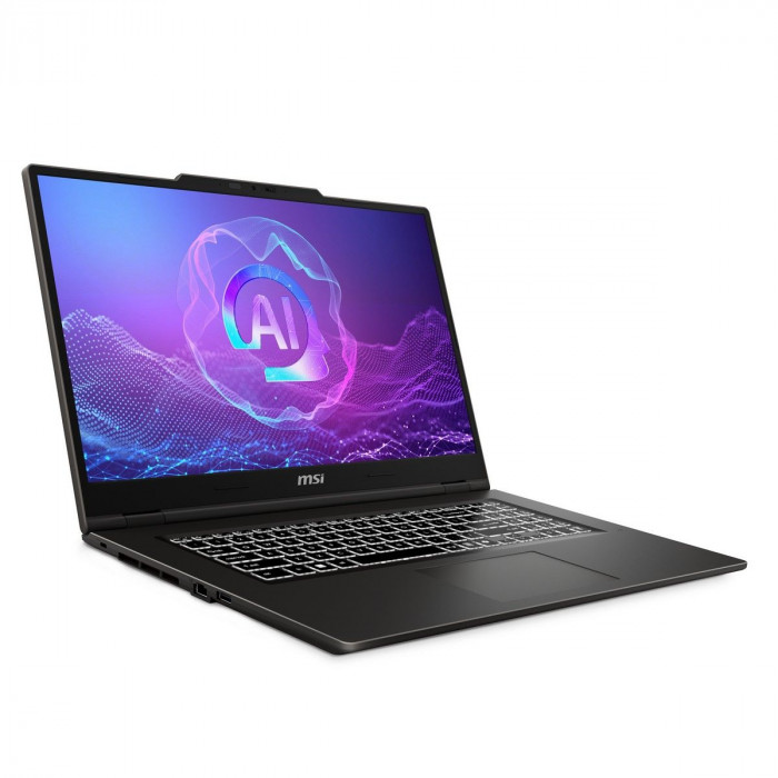 Ноутбук MSI VenturePro 17 AI A2HVEG-029XRU Intel Core Ultra 5 225H/16Gb (2*8 D5)/SSD512Gb/RTX4050 6Gb (45W)/17.3'/IPS/FHD/1920x1080/144Hz/NoOS/RJ-45/Solid Gray/2.4kg