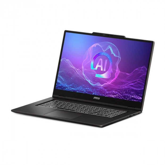 Ноутбук MSI VenturePro 17 AI A2HVEG-029XRU Intel Core Ultra 5 225H/16Gb (2*8 D5)/SSD512Gb/RTX4050 6Gb (45W)/17.3'/IPS/FHD/1920x1080/144Hz/NoOS/RJ-45/Solid Gray/2.4kg