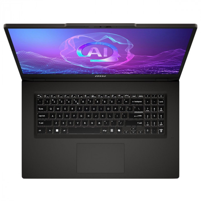 Ноутбук MSI VenturePro 17 AI A2HVEG-029XRU Intel Core Ultra 5 225H/16Gb (2*8 D5)/SSD512Gb/RTX4050 6Gb (45W)/17.3'/IPS/FHD/1920x1080/144Hz/NoOS/RJ-45/Solid Gray/2.4kg