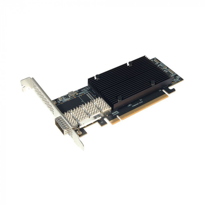 Сетевой адаптер STLab N-1210 1x200GbE, PCIe 4.0 x16, QSFP56, BCM575048 Ethernet Adapter