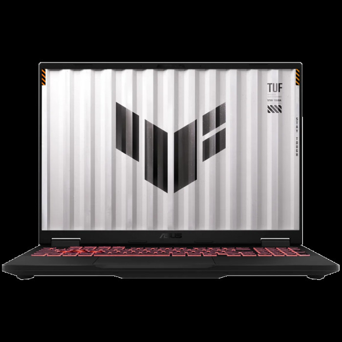 Ноутбук ASUS TUF Gaming A16 FA608PP-QT006 AMD Ryzen 9 8940HX/16Gb (1*16 D5)/SSD512Gb/RTX5070 8Gb (115W)/16'/IPS/WQXGA/2560x1600/165Hz/NoOS/RJ-45/Gray/2.2kg