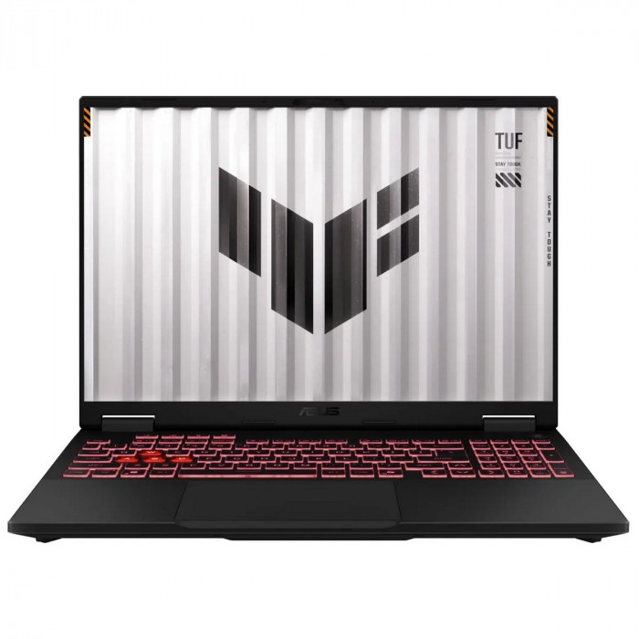 Ноутбук ASUS TUF Gaming A16 FA608PP-QT006 AMD Ryzen 9 8940HX/16Gb (1*16 D5)/SSD512Gb/RTX5070 8Gb (115W)/16'/IPS/WQXGA/2560x1600/165Hz/NoOS/RJ-45/Gray/2.2kg